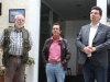 Jacques SAUVAGE (animateur photo) ; René LEBUCHOUX (président de l'association MLC - LA CITROUILLE) ; Olivier CHAPLET (maire de Cesson)
