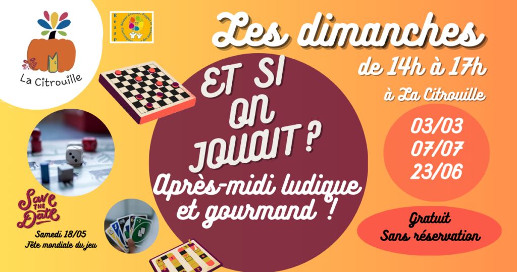 Jeux de société en famille le 3 mars 2024 à La Citrouille de Cesson Vert-Saint-Denis