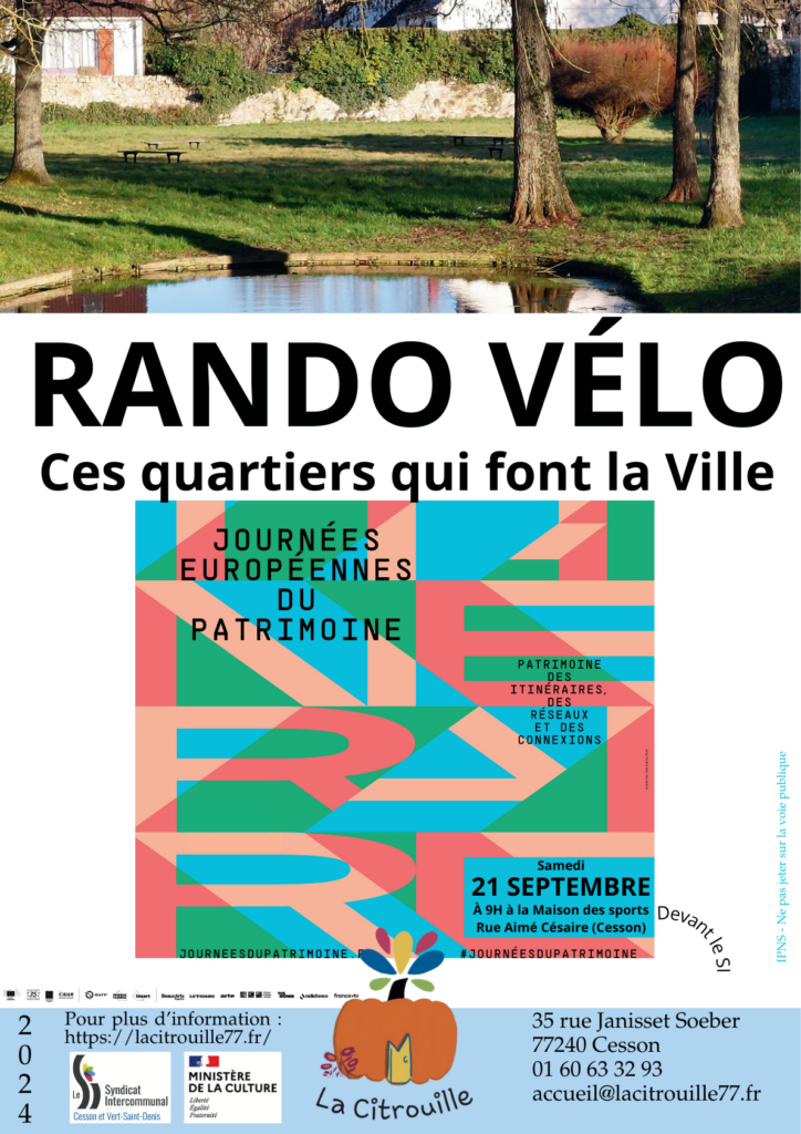 Rando Vélo samedi 21 septembre 2024 à 9h à la Maison des Sports (Cesson)