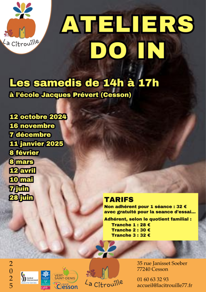 Découverte du do in Samedis 8 mars, 5 avril, 10 mai, 7 juin, 28 juin de 14 h à 17 h au Pôle Prévert, 10 avenue de la Zibeline à Cesson.