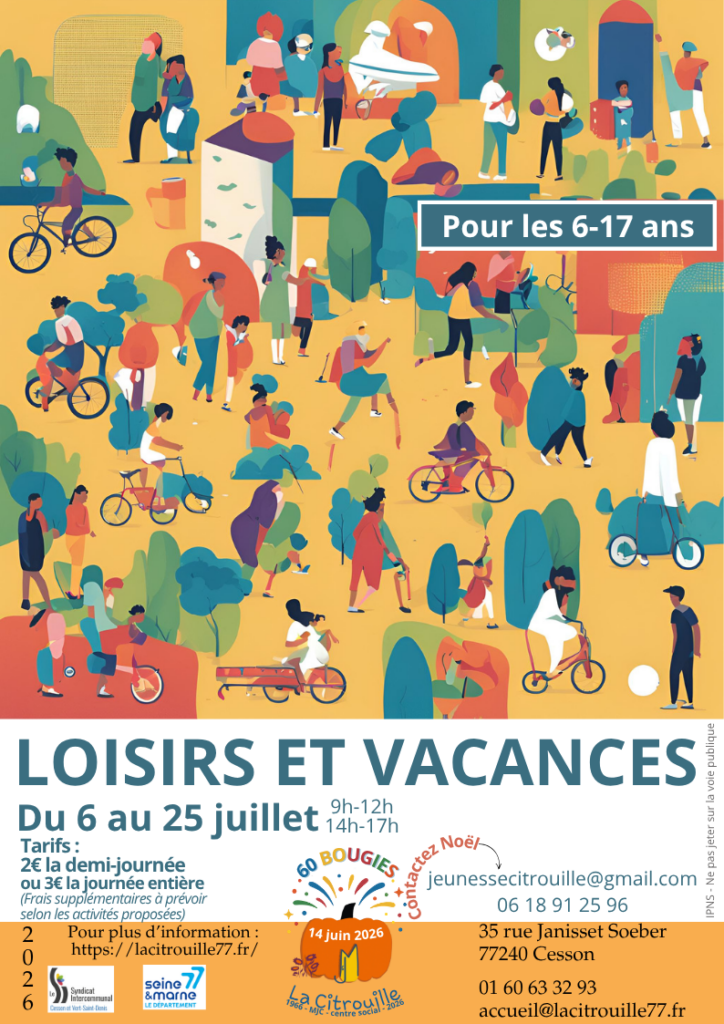 Pour les 6-17 ans : Vous êtes à la recherche de vacances palpitantes et remplies de défis ? Nous avons la solution pour vous ! Loisirs et vacances du 6 au 25 juin 2026