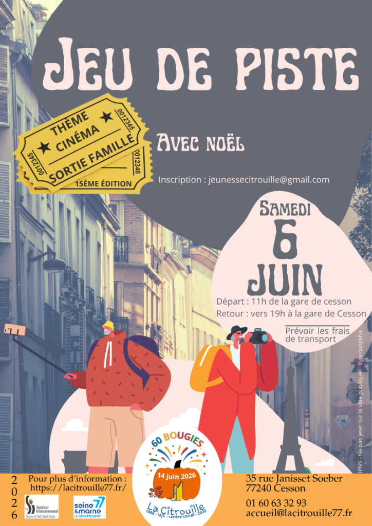 Noël, animateur jeunesse de La Citrouille, organise des jeux de piste dans le 11ème arrondissement entre Bastille, Nation, le Père Lachaise, le 6 juin 2026.