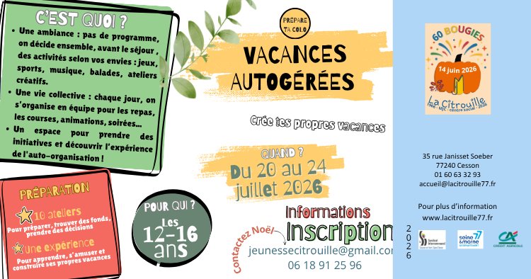 Prépare ta  colo : Une saison pour créer tes vacances en juillet2026