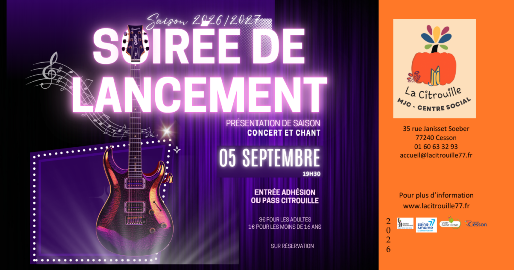 La Citrouille vous invite à découvrir en avant-première sa nouvelle saison culturelle. Spectacles, projections, ateliers, conférences… la programmation 2026-2027 est riche, variée, pour tous les publics.