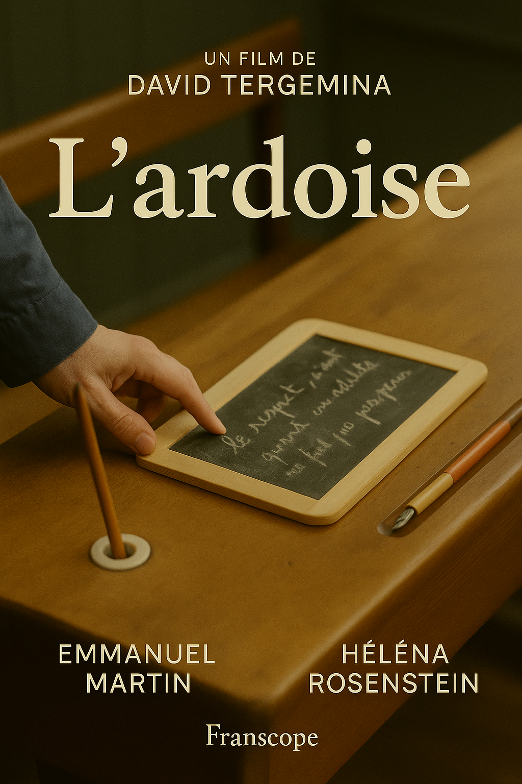 Affiche du court métrage « L'ardoise »