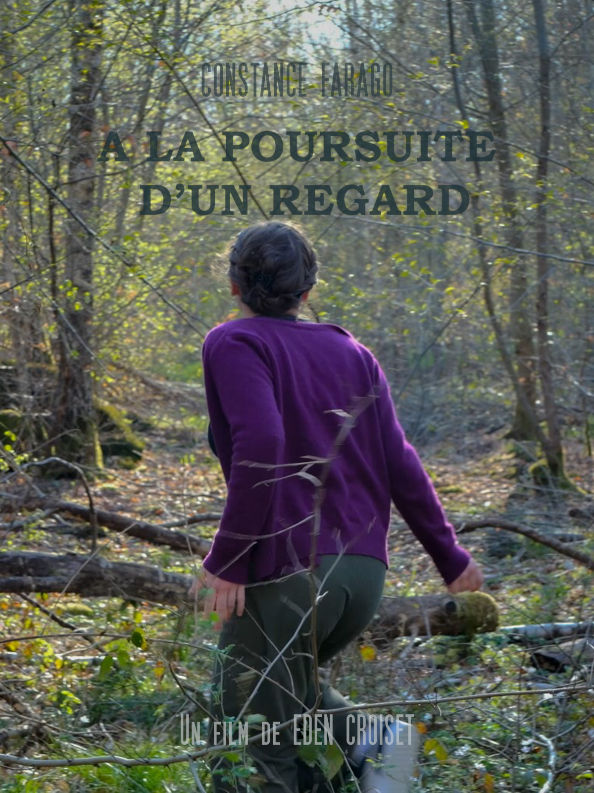 Affiche du court métrage « A la poursuite d'un regard »