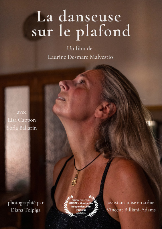 Affiche du court métrage « La danseuse sur le plafond »